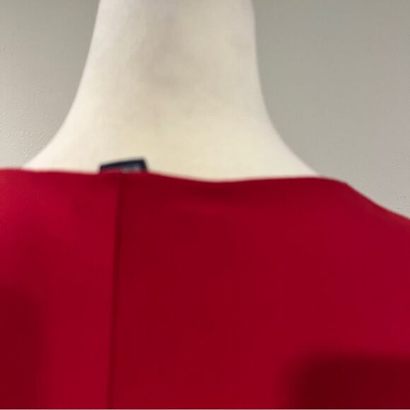 Chaps faux wrap long sleeves knee formal mini dress size small - Picture 8 of 13